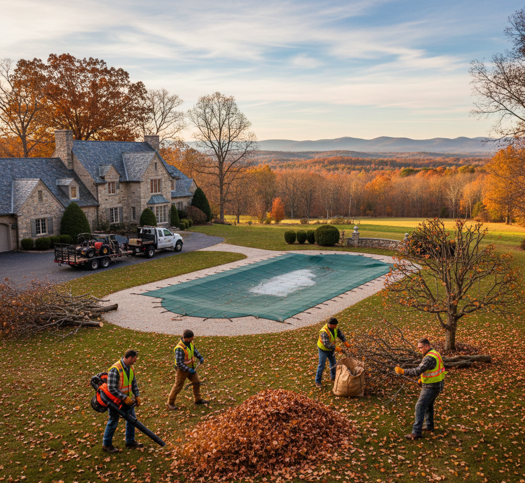 Seasonal property maintenance work